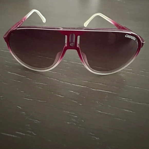 Carrera Aviator Sunglasses – Pink/White Gradient - Picture 1 of 1